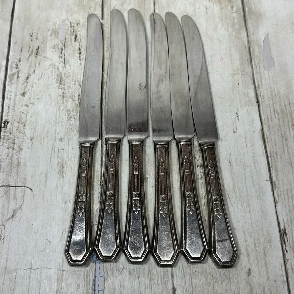 Knives Knife‎ Insico Venture Stainless Steel Flatware Silverware Set of 6